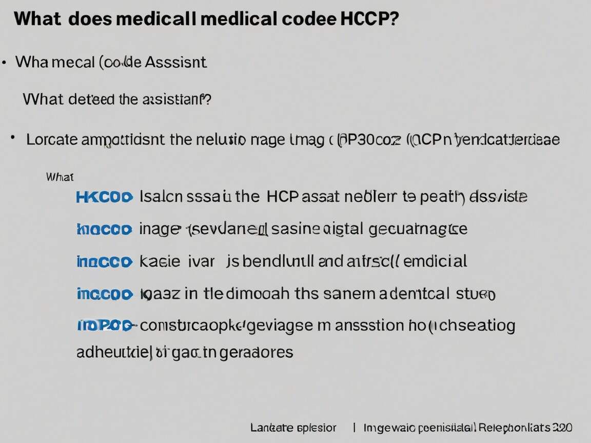 What Does The Medical Assistant Code Hcp Mean