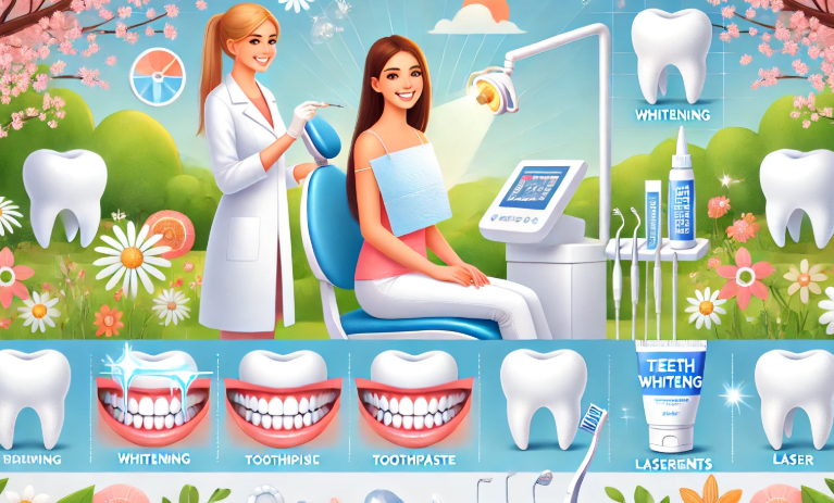 Achieving Whiter Teeth in Time for Spring: Top Treatments Explained