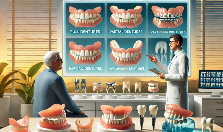 Understanding the Different Types of Dentures Available